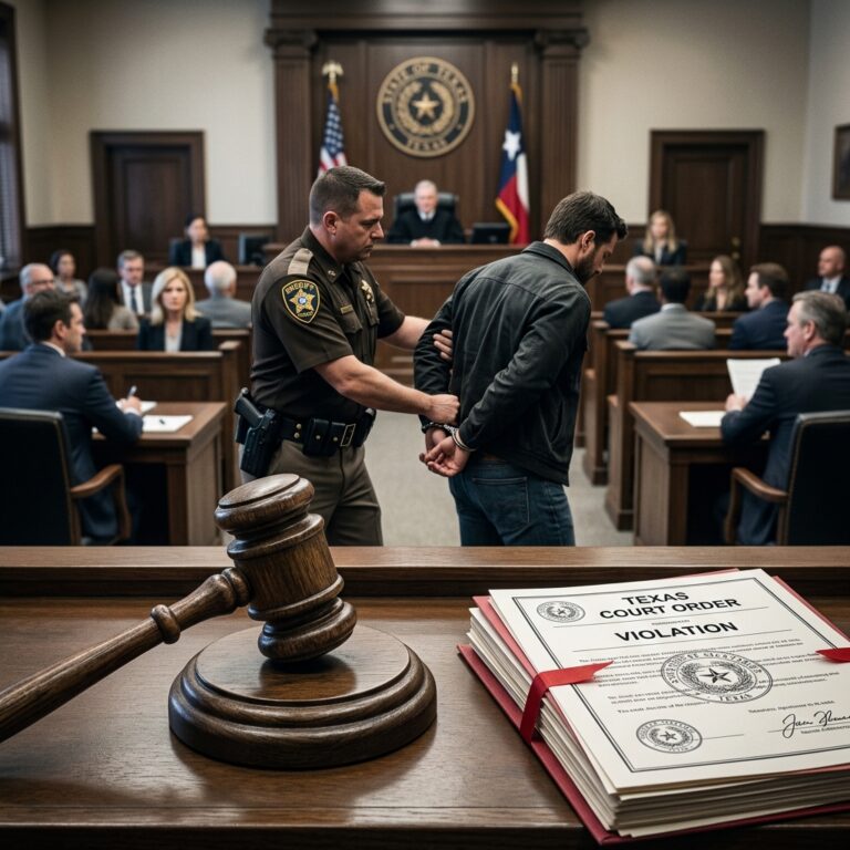 Texas Criminal Court Order Violations Explained