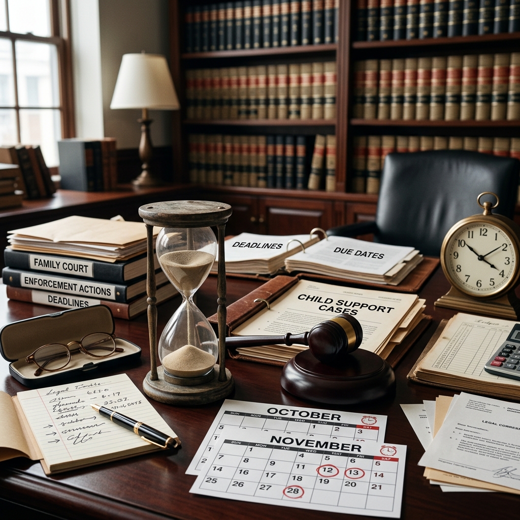 Understand when you can seek child support, how long arrears remain collectible, and why deadlines matter in every stage of a child support case.