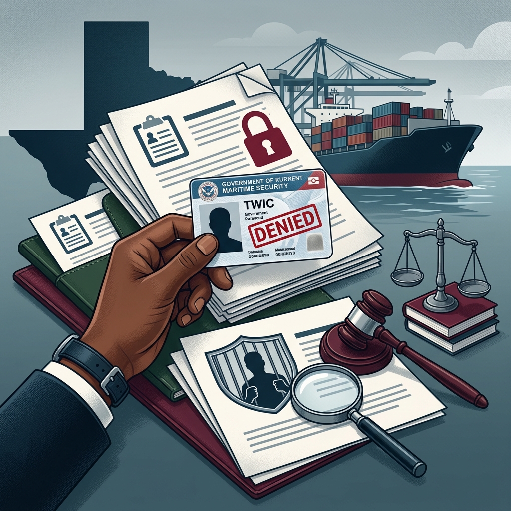 Understand how criminal history affects TWIC approval, waivers, and renewals in Texas.