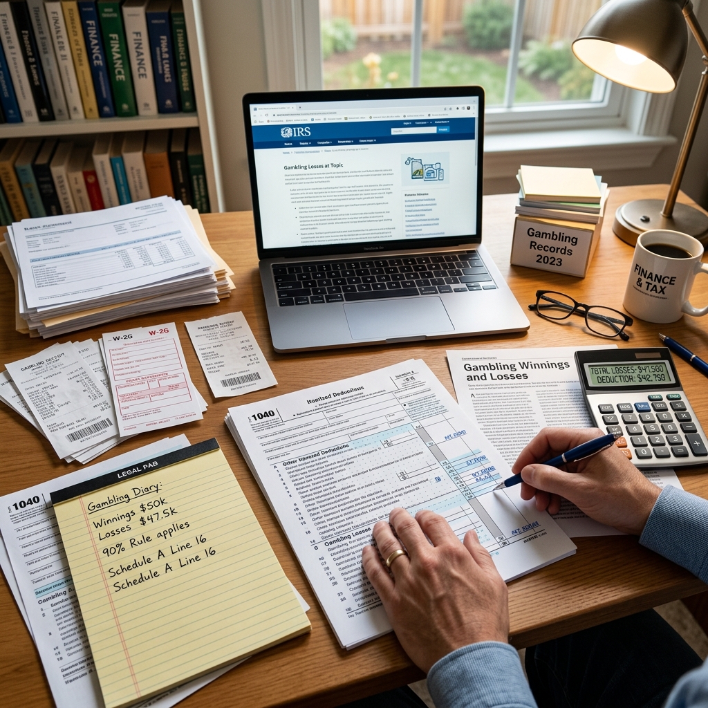 Learn how the new 90% limit on gambling loss deductions works, who it affects, and how to document your play to avoid costly tax surprises.
