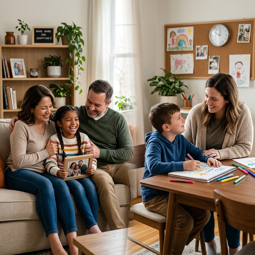 A clear, practical guide to how adoption and foster care differ in goals, legal rights, commitments, and everyday realities for families and children.