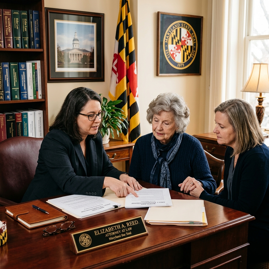 A practical guide to Maryland adult guardianship, from capacity and court standards to roles, rights, and less restrictive alternatives.