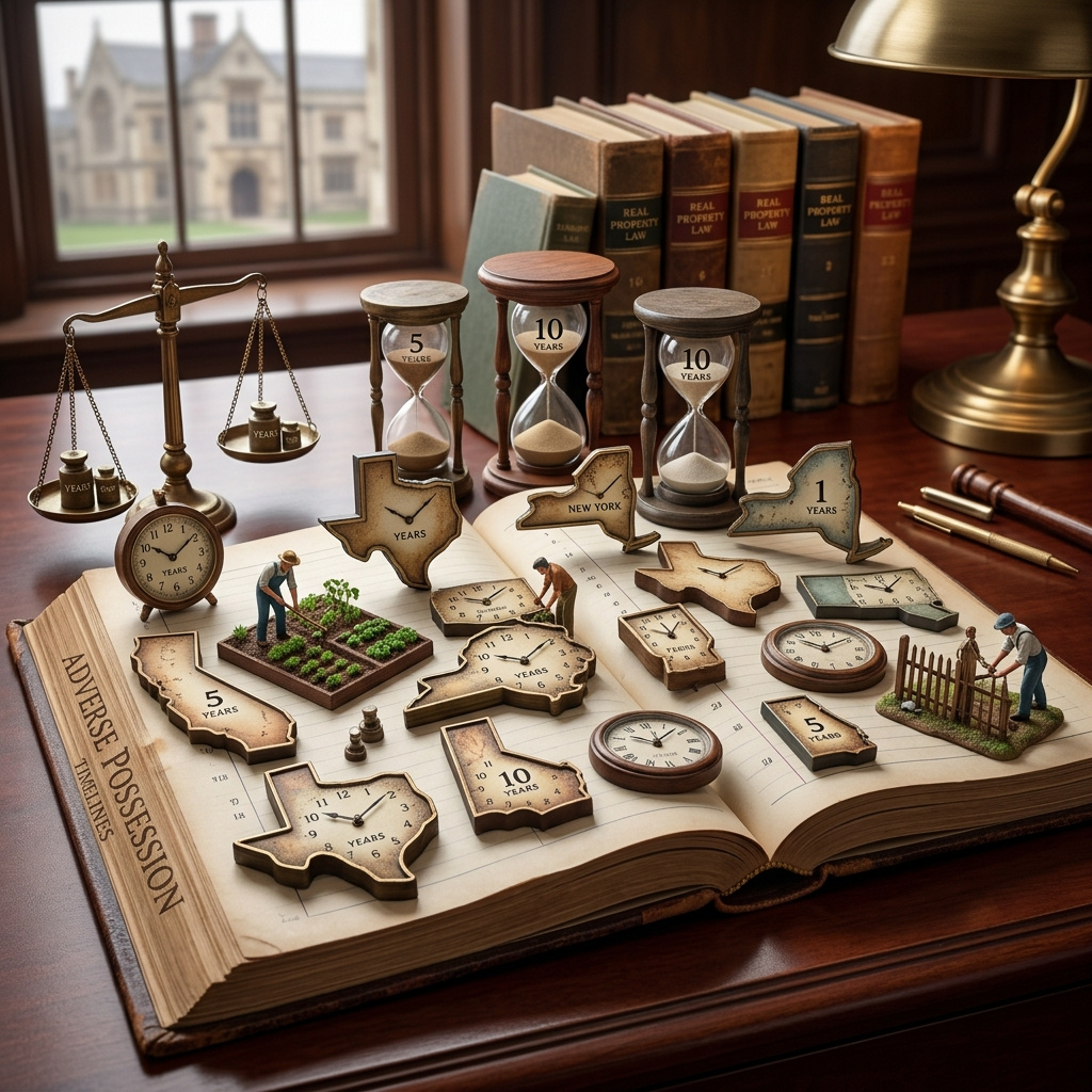 Learn how long it can take to gain ownership of property through adverse possession, and why the rules and timelines vary so dramatically from state to state.