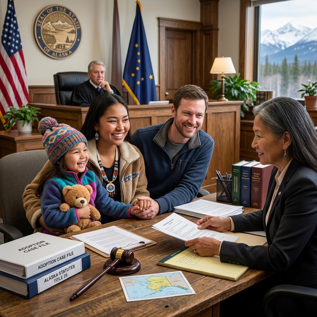 A practical guide to who may adopt or be adopted in Alaska, required consents, home studies, and how adoptions are finalized and challenged.