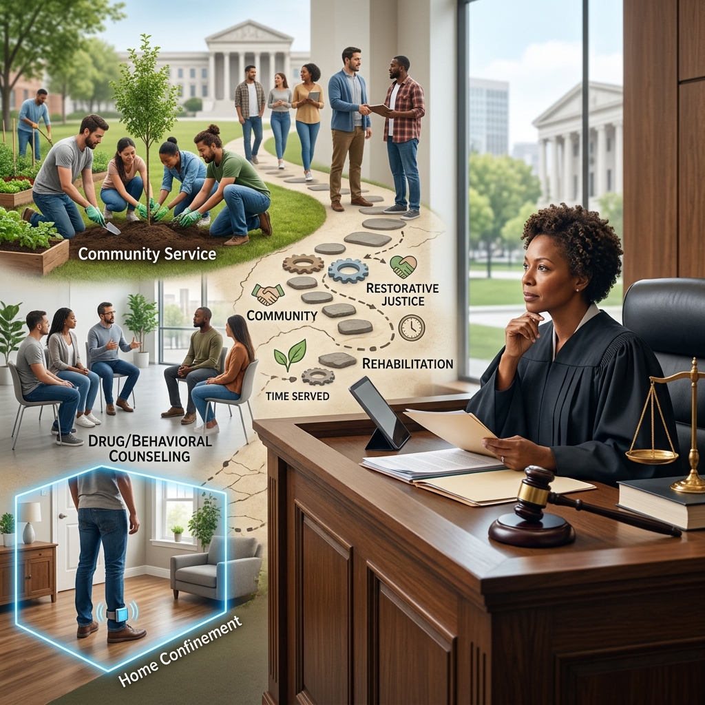 A practical guide to non‑jail criminal penalties, how they work, and when courts use them instead of traditional incarceration.