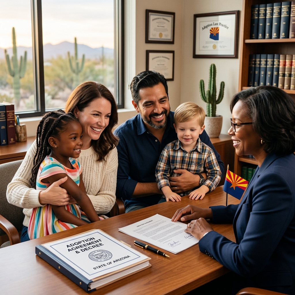 A practical guide to eligibility, procedures, consent rules, and key protections under Arizona adoption law for families and birth parents.