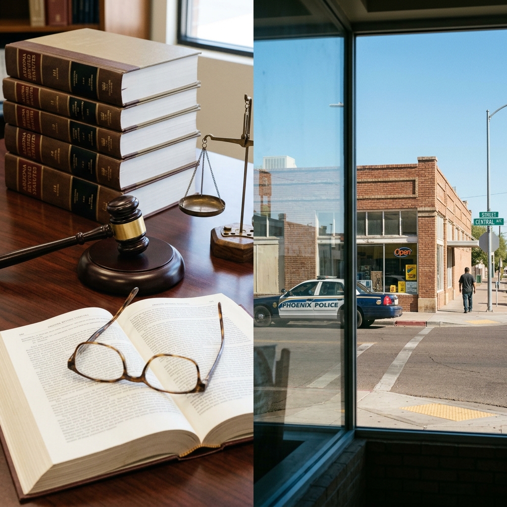 Clear, practical overview of Arizona robbery, aggravated robbery, and armed robbery laws, penalties, and rights.