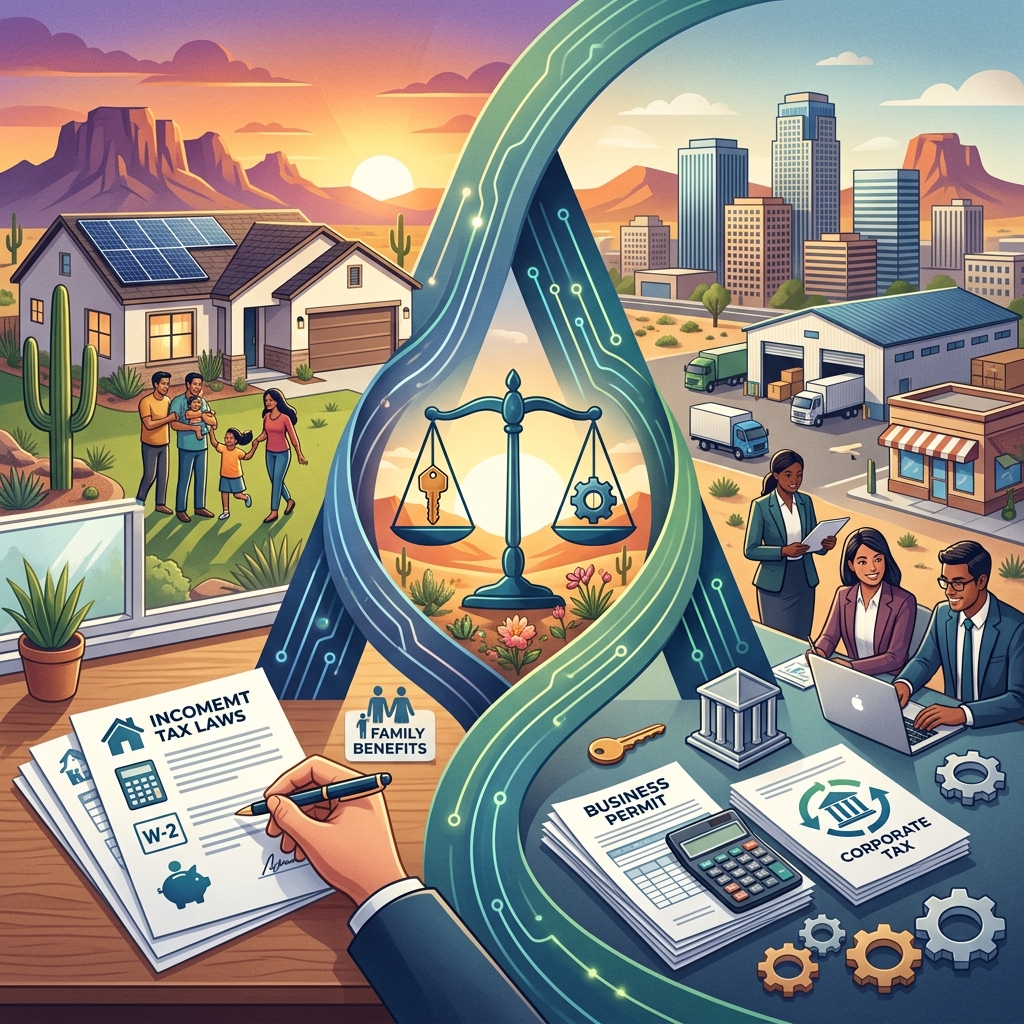 A practical overview of Arizona income, sales, property and business taxes, filing rules, and key compliance responsibilities for taxpayers.