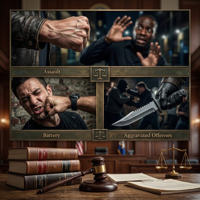 Understanding Assault, Battery, and Aggravated Offenses