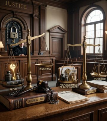 Learn how different burdens and standards of proof shape outcomes in civil lawsuits and criminal prosecutions across the legal system.
