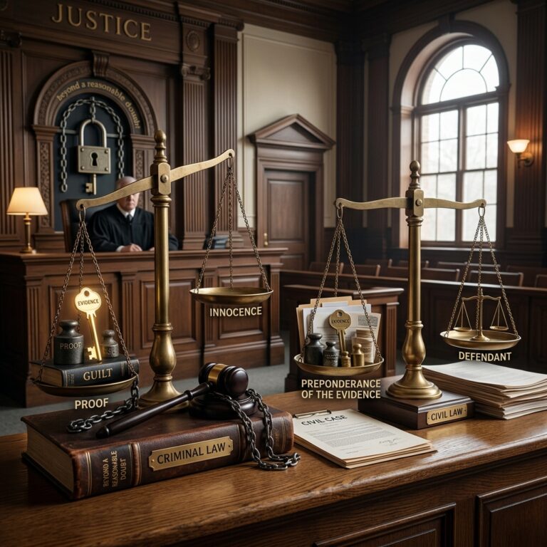 Understanding the Burden of Proof in Civil and Criminal Law