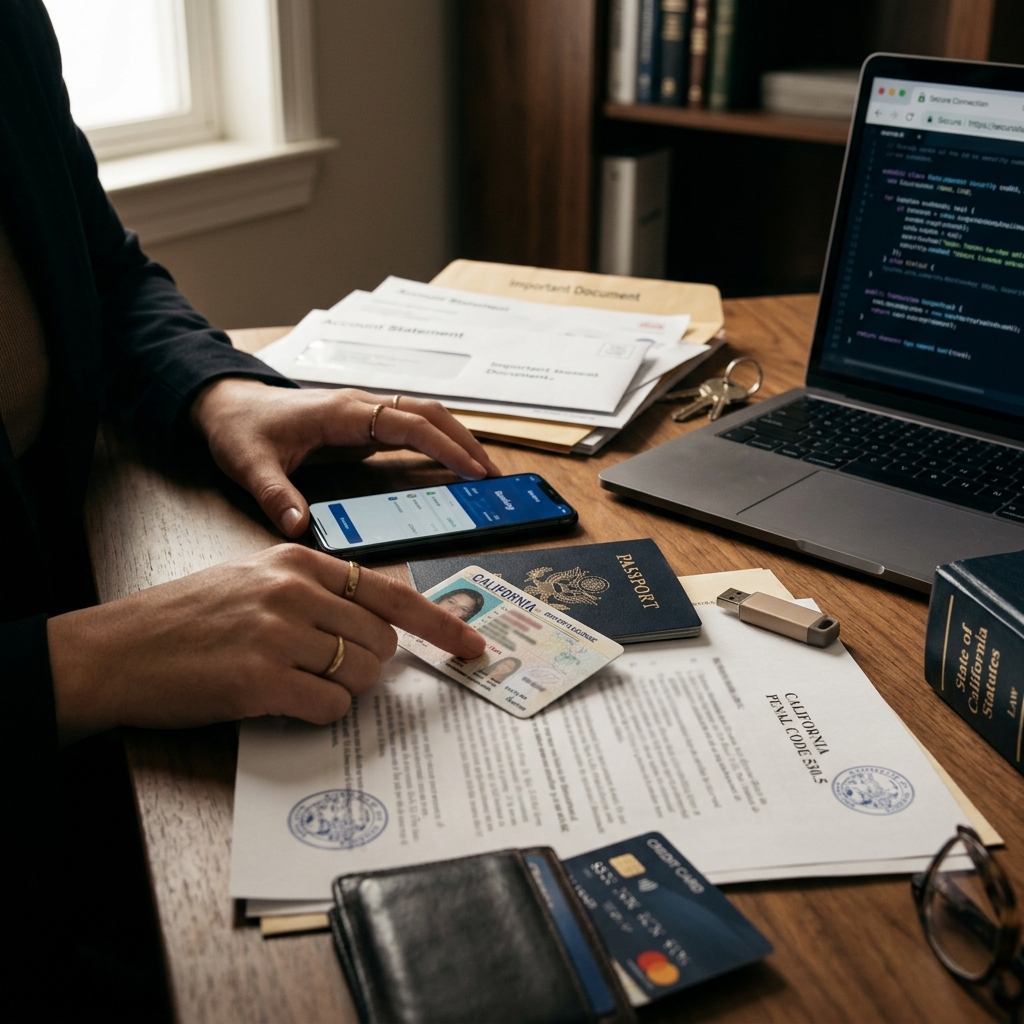 A practical guide to how California defines, prosecutes, and remedies identity theft for consumers and businesses.