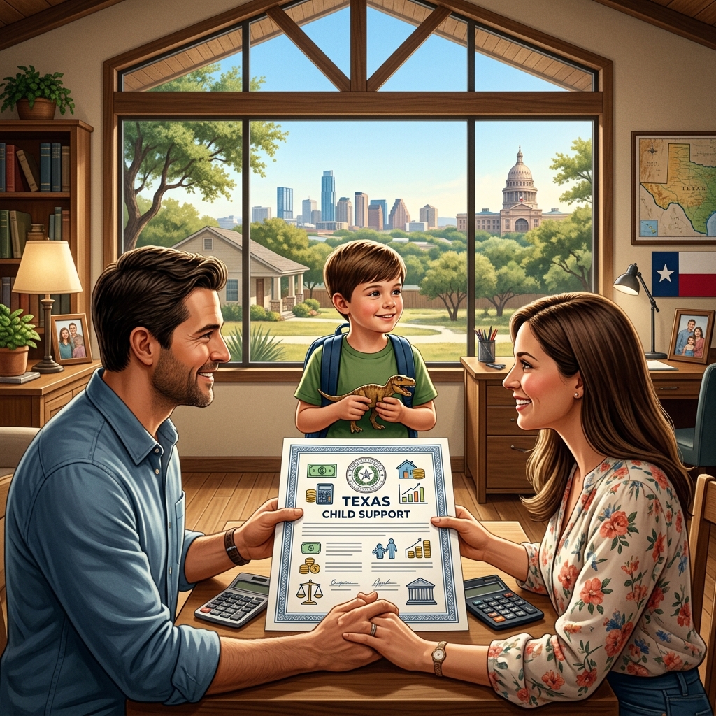 Learn how Texas calculates child support, adjusts orders, and enforces payments to protect children’s financial needs.