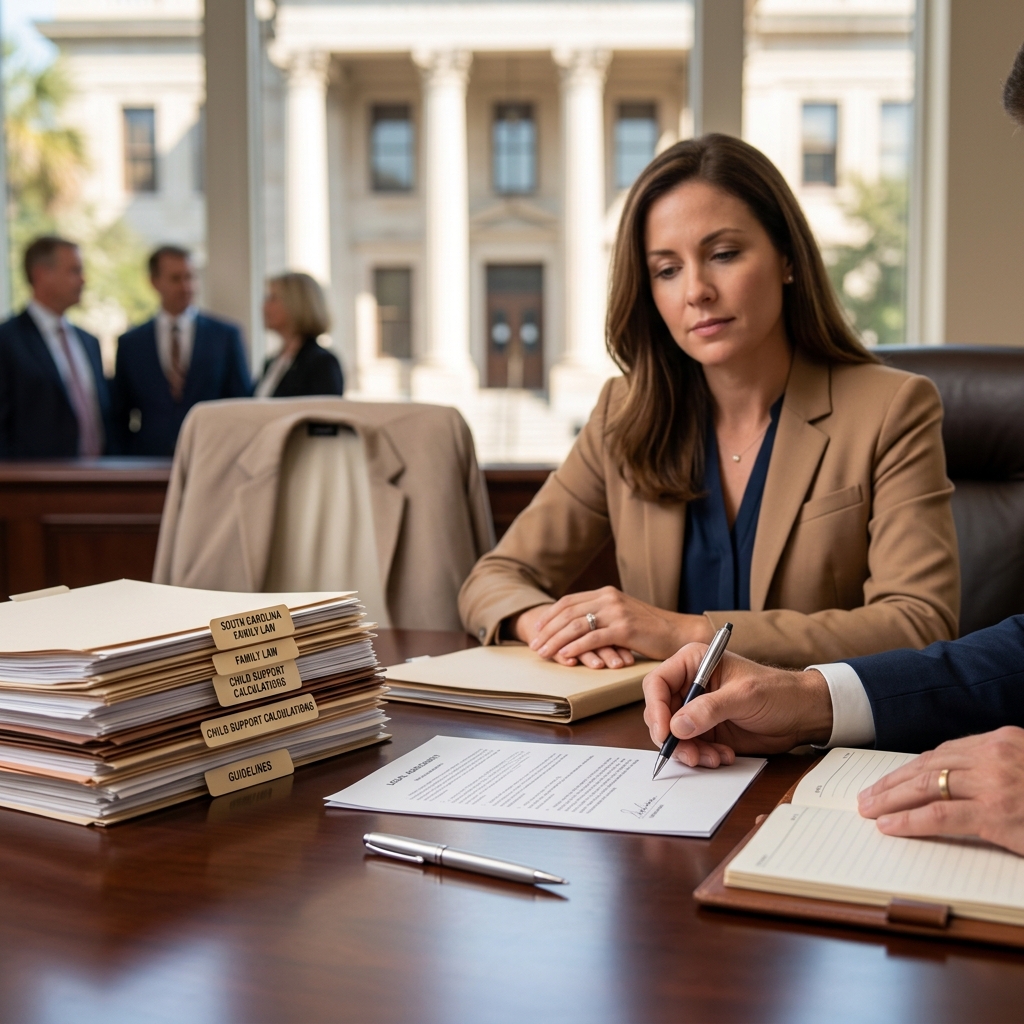 A practical guide to how child support is calculated, ordered, modified, and enforced under South Carolina law.