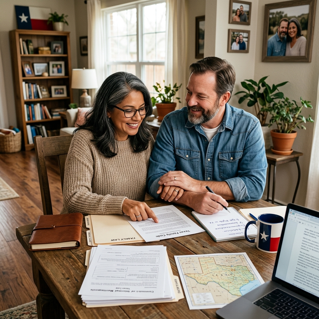 Learn how Texas common law (informal) marriage is created, proved, and dissolved, and what legal rights it carries for couples.