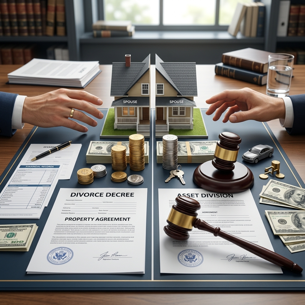 A practical guide to how community property works, how it differs from separate property, and what it means for divorcing couples.