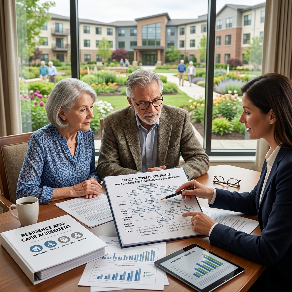 A clear, practical guide to continuing care retirement contracts, how they work, what they cover, and how to evaluate whether they fit your long‑term needs.