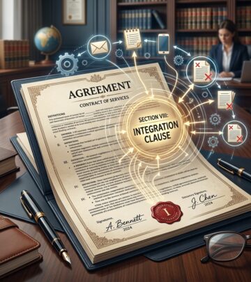 Learn how integration clauses define the final written agreement, limit outside evidence, and shape contract disputes in practice.