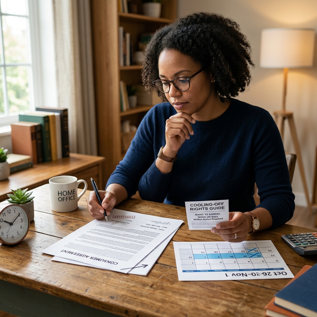 Learn when you can legally change your mind after signing a contract, and how to use cooling-off rules to protect yourself.