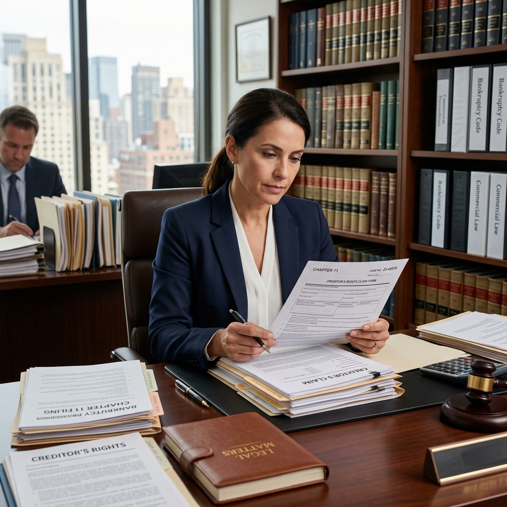 A clear guide to what creditors can do, must do, and should expect when a debtor files for bankruptcy in the United States.