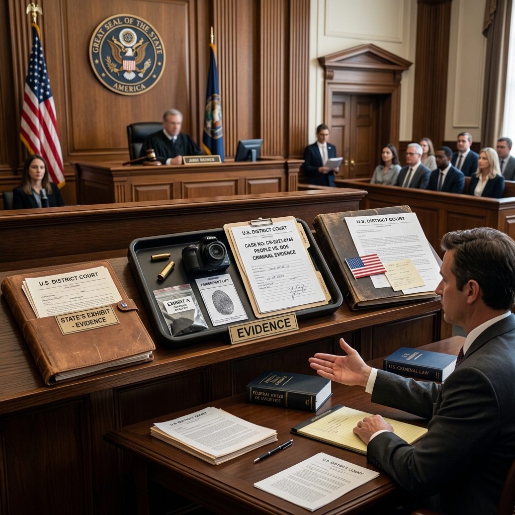 A clear guide to what counts as criminal evidence, how courts decide what juries may hear, and why admissibility rules matter for fair trials.