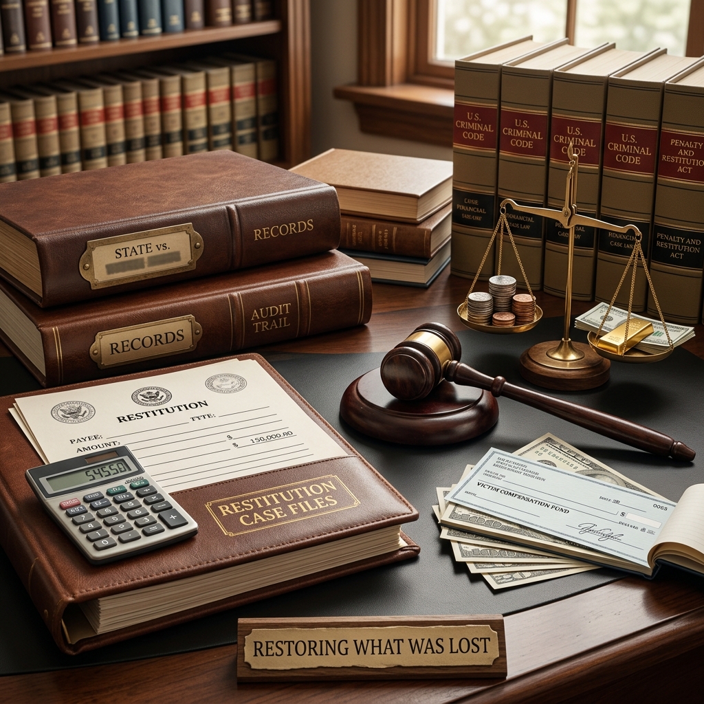 A clear, practical guide to how criminal restitution works, who it protects, and what victims and defendants should know about the process.