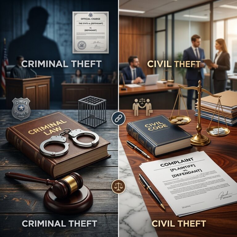 Understanding Criminal Theft and Civil Theft
