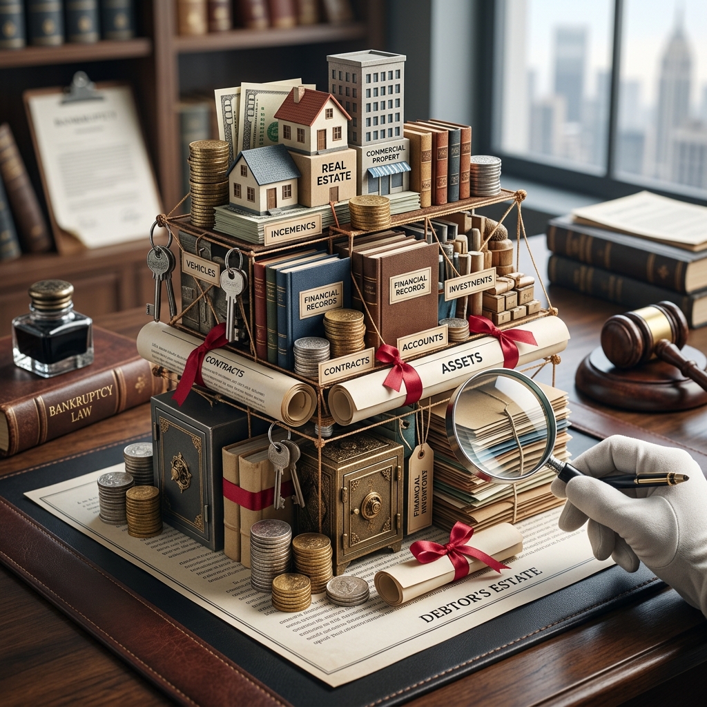 Learn what becomes part of the debtor’s estate in bankruptcy, who controls it, and how exemptions and tax rules affect your property.