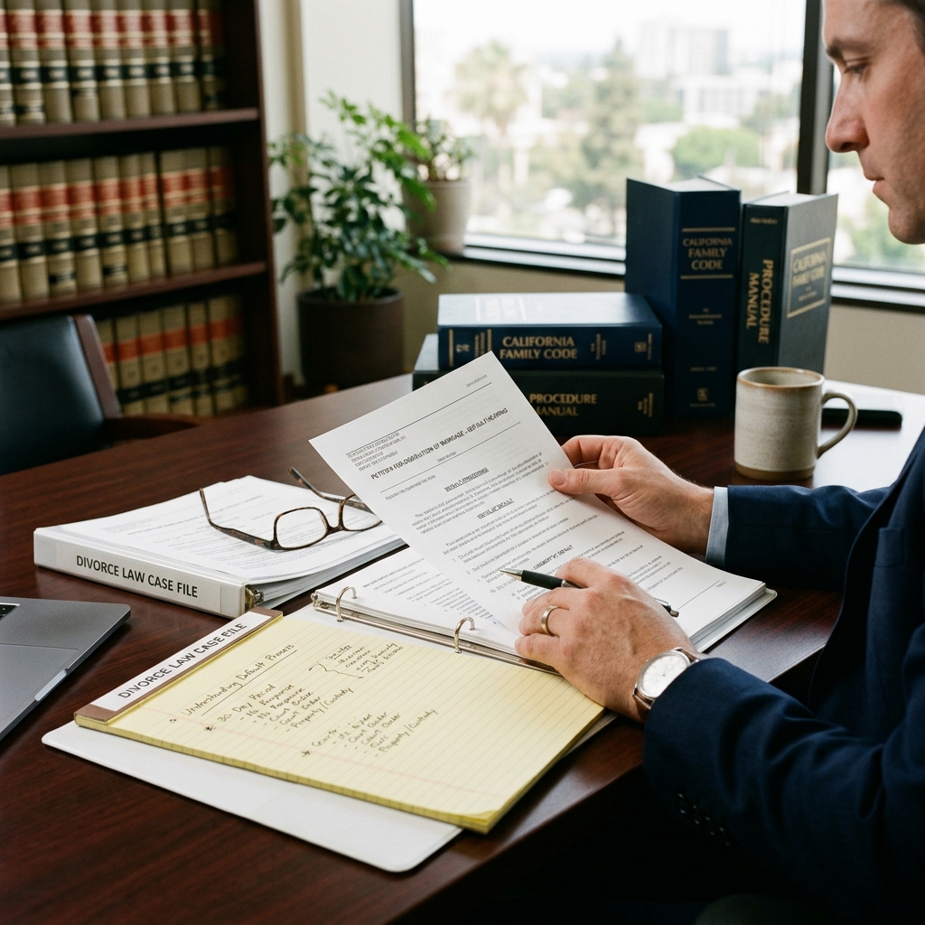 Learn what a default divorce is, how the process unfolds, and what it means when a spouse does not respond to a divorce petition.