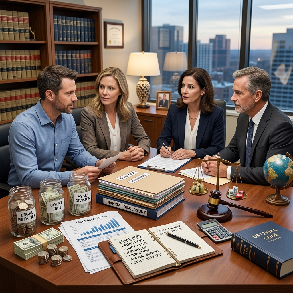 A practical breakdown of legal fees, court costs, and hidden financial impacts to help you plan for the real price of ending a marriage.