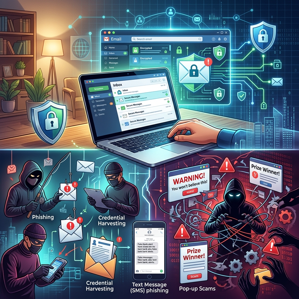 Learn how email privacy laws, common scams, and practical security steps work together to protect your personal information online.
