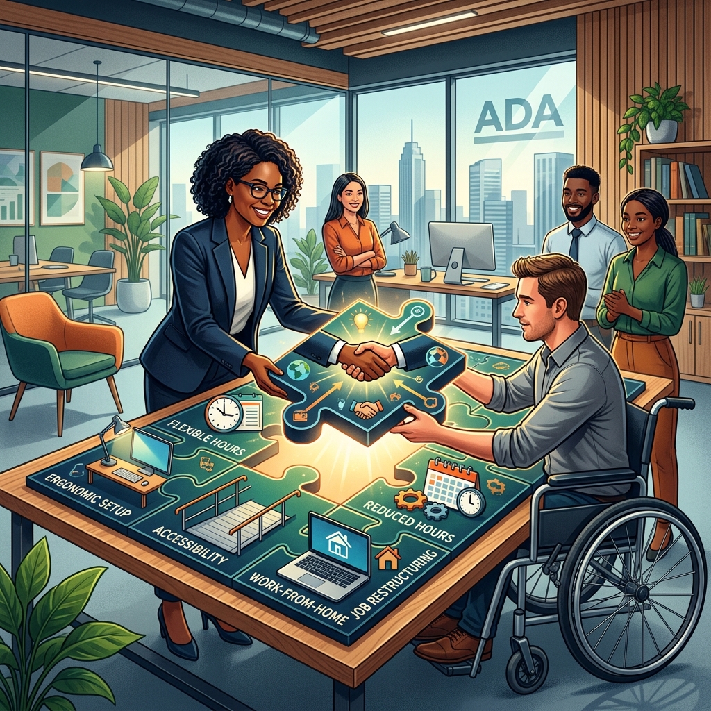 A practical guide to reasonable workplace accommodations, legal duties, and rights for employers and employees.