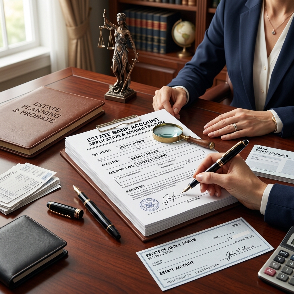 Learn how estate bank accounts work, why they matter in probate, and how executors can manage estate funds safely and legally.