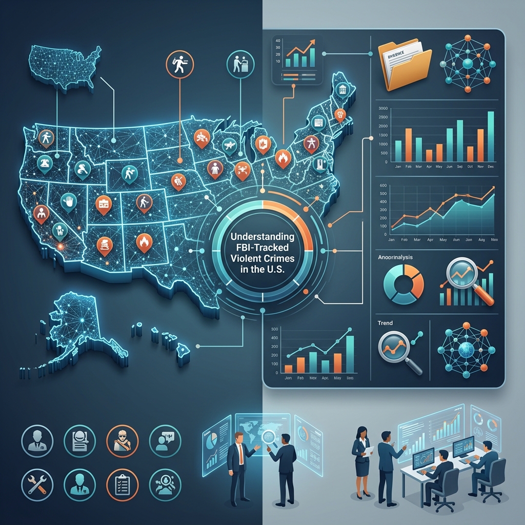A clear guide to how the FBI defines, measures, and reports major violent offenses in the United States legal system.
