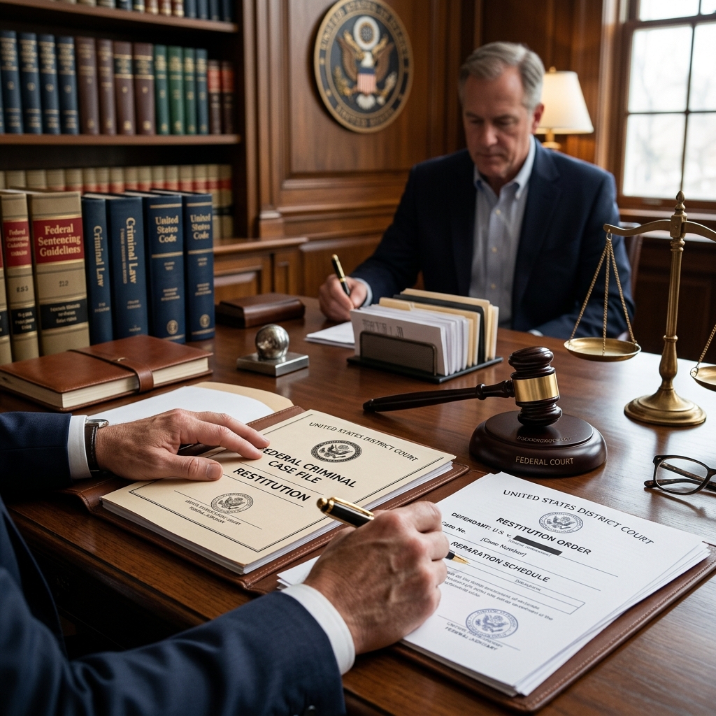A clear, practical guide to how restitution works in federal criminal cases and what victims and defendants should expect.