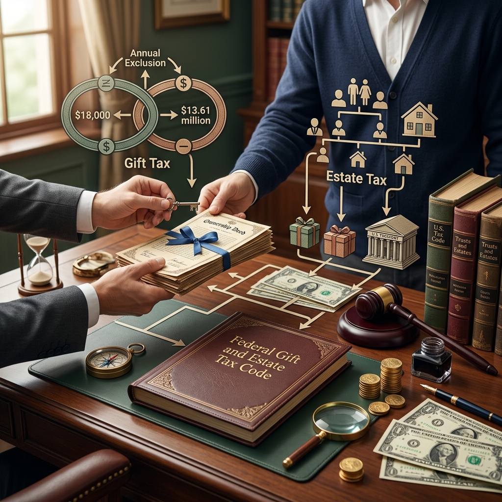 A clear guide to how federal gift, estate, and generation-skipping transfer taxes work, who they affect, and key planning concepts.