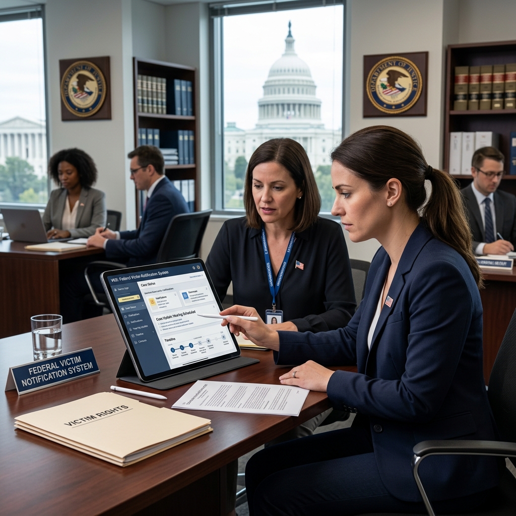 A practical guide to the U.S. Department of Justice’s Victim Notification System and how it helps federal crime victims stay informed and exercise their rights.