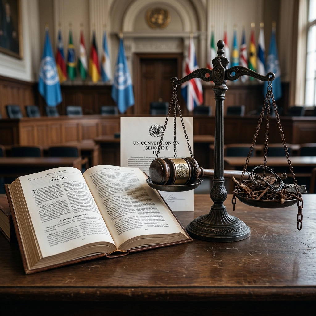 A detailed legal overview of how genocide is defined, prosecuted, and distinguished from related international crimes under modern criminal law.