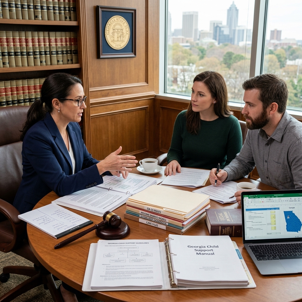 A practical guide to how child support is calculated, modified, enforced, and ends under Georgia law.