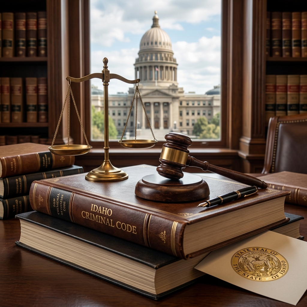 A practical, plain‑language guide to how criminal offenses are defined, classified, and punished under Idaho law.