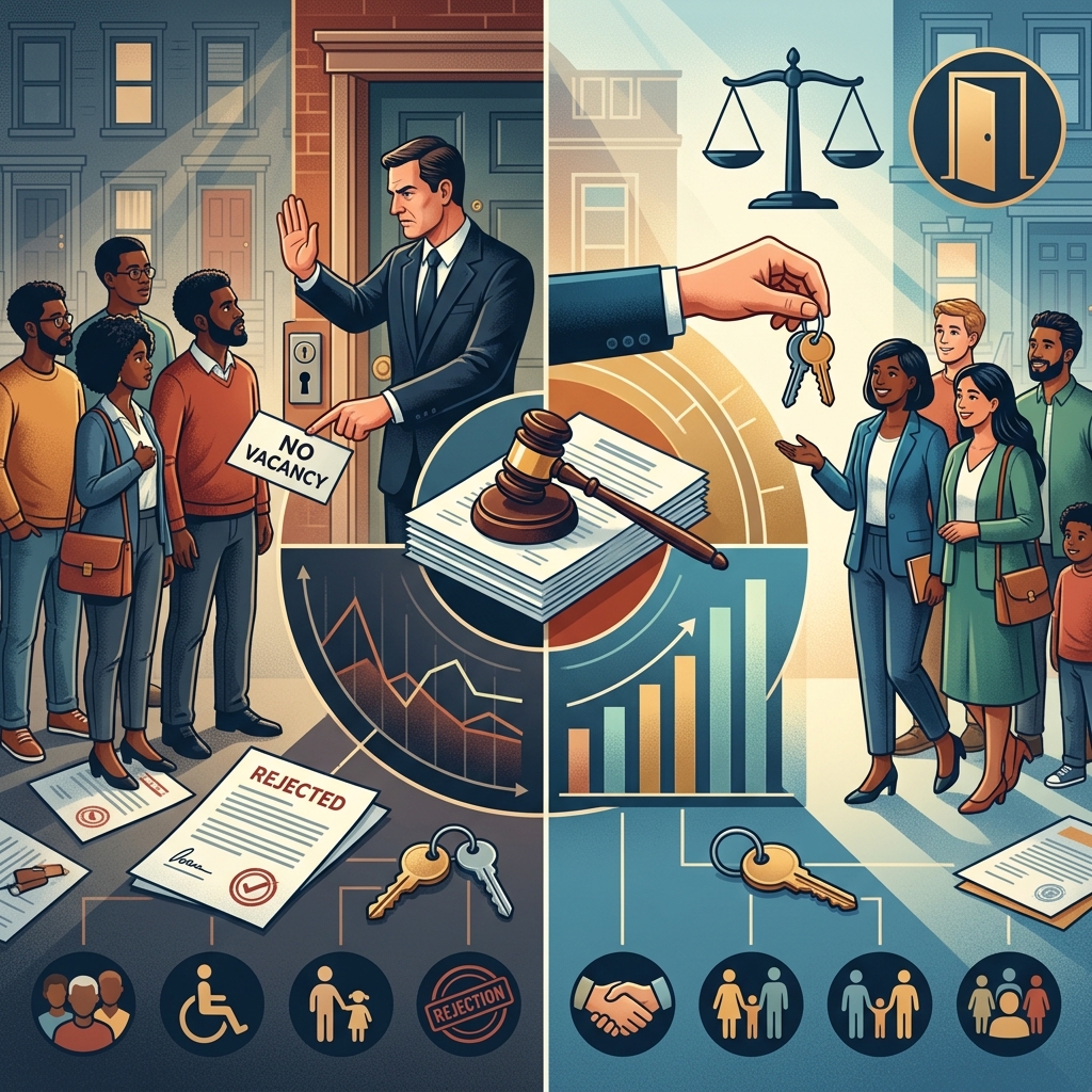 Learn when a landlord’s decision not to rent crosses the line from legitimate screening into unlawful housing discrimination.