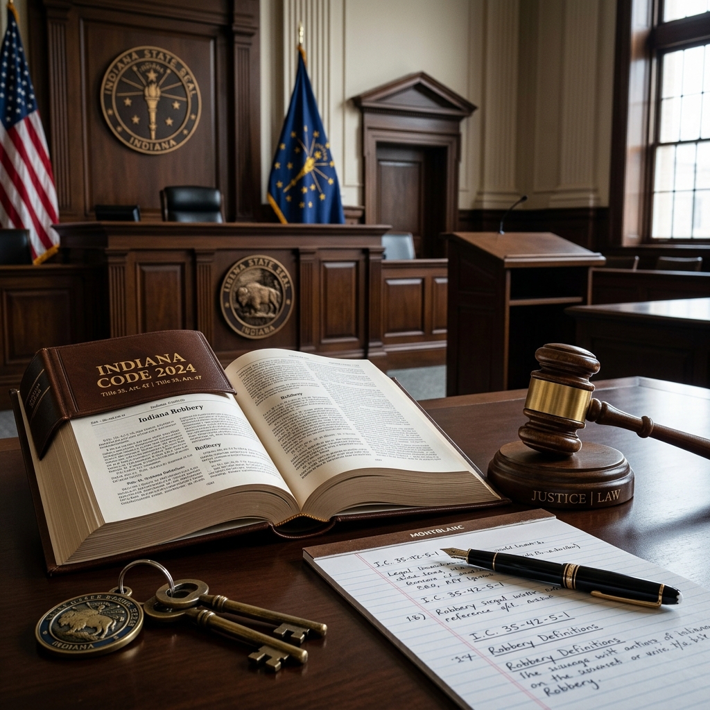 Robbery In Indiana: 2025 Guide To Laws, Levels, And Defenses Clear guidance on how Indiana defines, classifies, and punishes robbery, including key differences from theft and practical legal considerations.