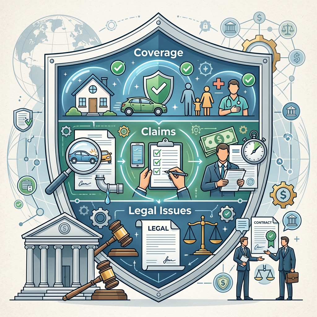 Learn how insurance policies work, what they cover, how claims are handled, and when legal help can protect your rights.