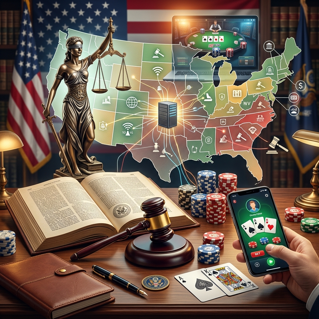 A clear, practical guide to the complex laws that govern online poker and real‑money internet card rooms in the United States.