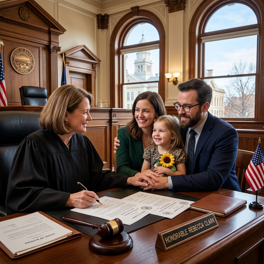 Kansas Adoption Law: 5 Types, Consent Rules, And Finalization A practical, plain‑language guide to eligibility, procedures and legal rights in Kansas adoption law for prospective parents and families.