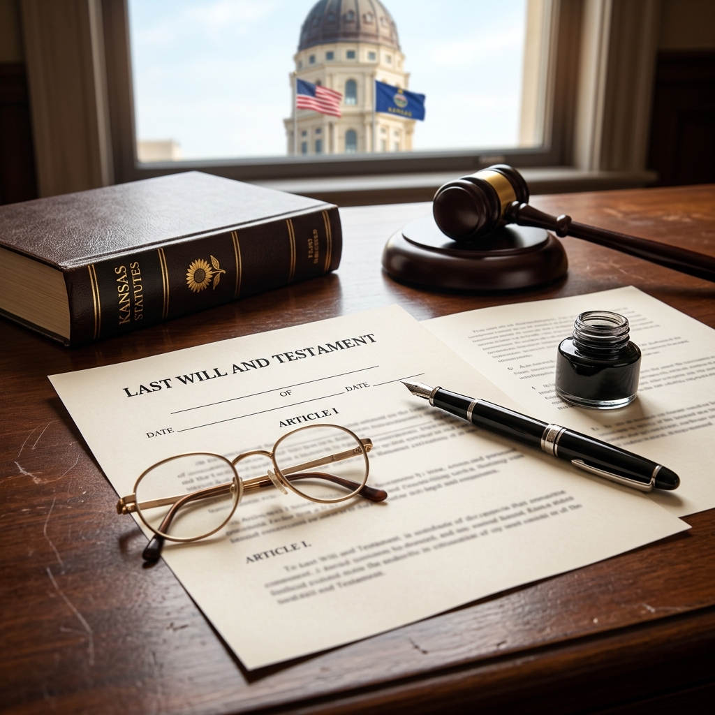 A practical guide to who can make a will in Kansas, legal requirements, witnesses, special will types, and how Kansas courts treat out-of-state wills.
