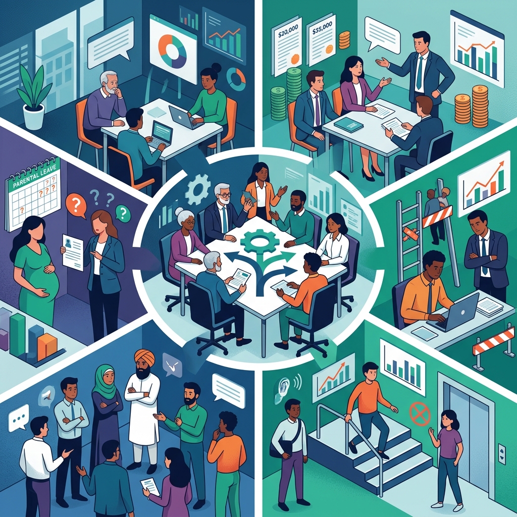 A practical legal overview of major workplace discrimination types, their impact on employers, and how to prevent violations.