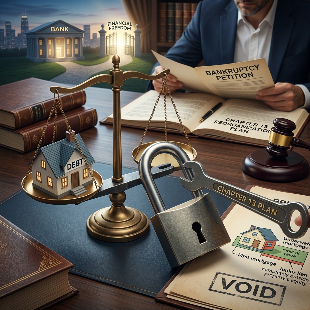 A practical guide to how lien stripping works, who qualifies, and what homeowners should know before using it in Chapter 13 bankruptcy.