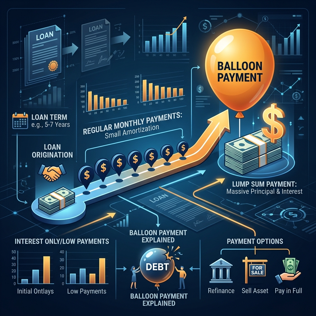 Learn how balloon payment loans work, their risks, benefits, and what to check before signing any agreement.