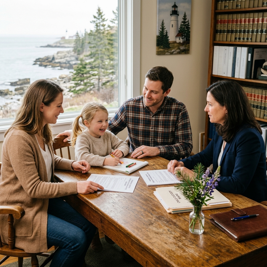 A practical guide to Maine’s child custody, parental rights, and responsibilities, focused on the best interests and safety of children.
